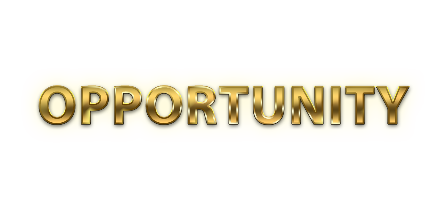 Opportunity word png, Opportunity png,  WORD Opportunity gold text typography PNG images free